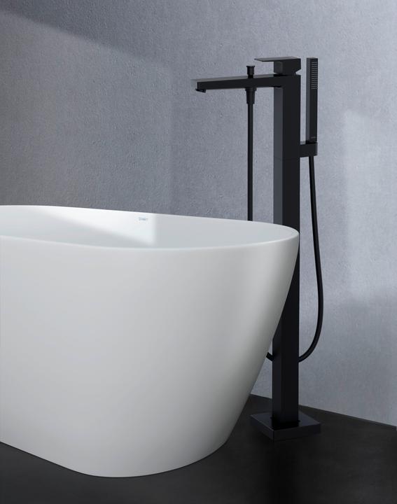 Immagine prodotto Duravit Manhattan miscelatore monocomando per vasca da bagno a pavimento, sporgenza 232 mm, consumo