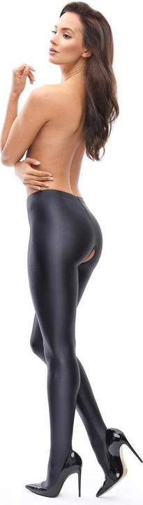Produktbild MissO MI P800 pantyhose open crotch black L (L)