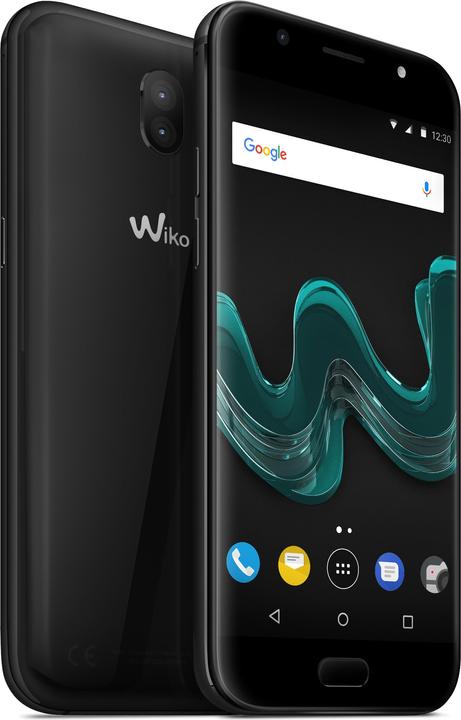Actual product image Wiko Wim (64 GB, Black, 5.50", Dual SIM + SD, 13 Mpx, 4G)