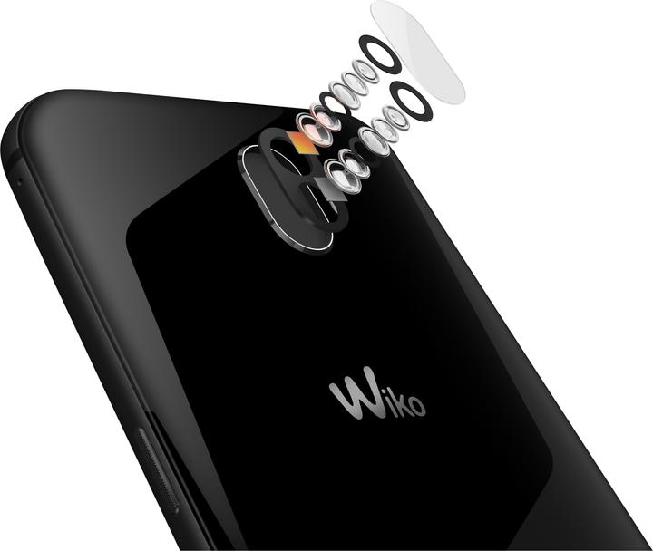 Actual product image Wiko Wim (64 GB, Black, 5.50", Dual SIM + SD, 13 Mpx, 4G)