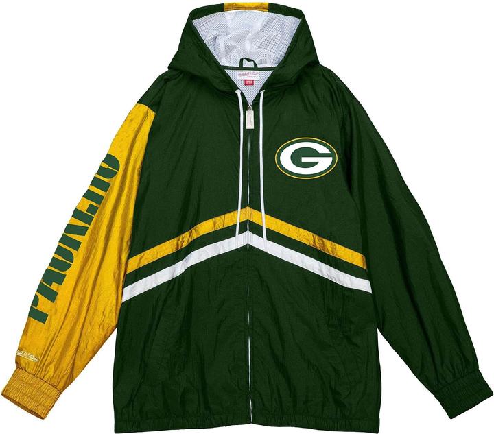 Mitchell & Ness Windbreaker Jacke - Green Bay Packers - S (S)