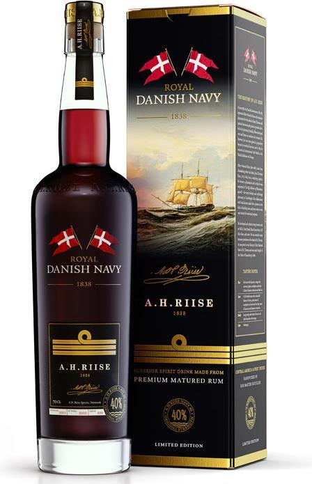 Image du produit A.H.Riise Rhum de la Marine royale danoise (1 x 70 cl)