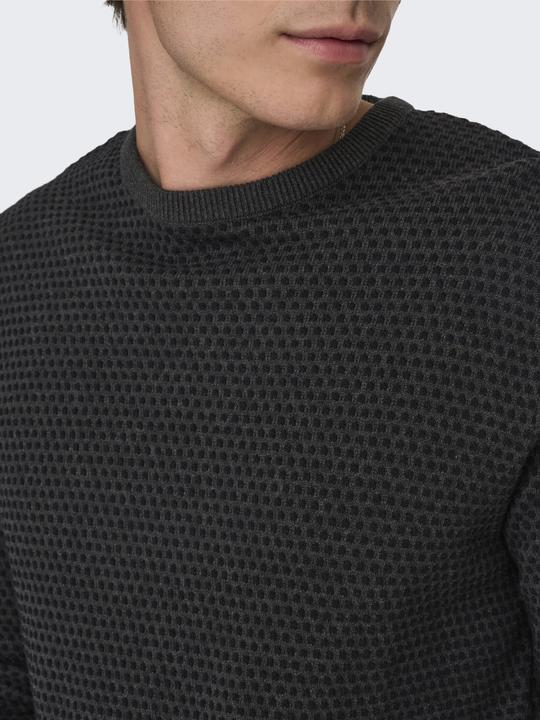 Produktbild Only & Sons Rundhalsausschnitt Pullover Strickpullover (L)