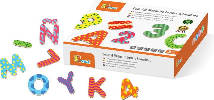 Actual product image Viga Toys Magnetic letters (77 x)