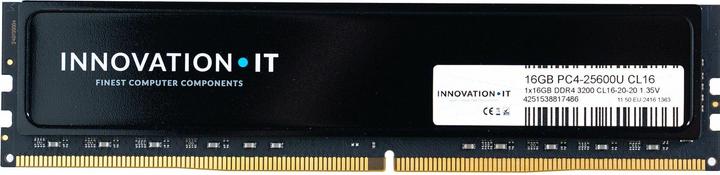 Immagine prodotto Innovation IT 3200 16GB CL16 1.35V con Heatspreader (CL16-20-20) (5600 MHz, DDR4-RAM, DIMM)