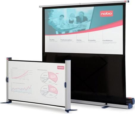 Actual product image Nobo Projection screen mobile 160x120cm (74.29", 4:3)