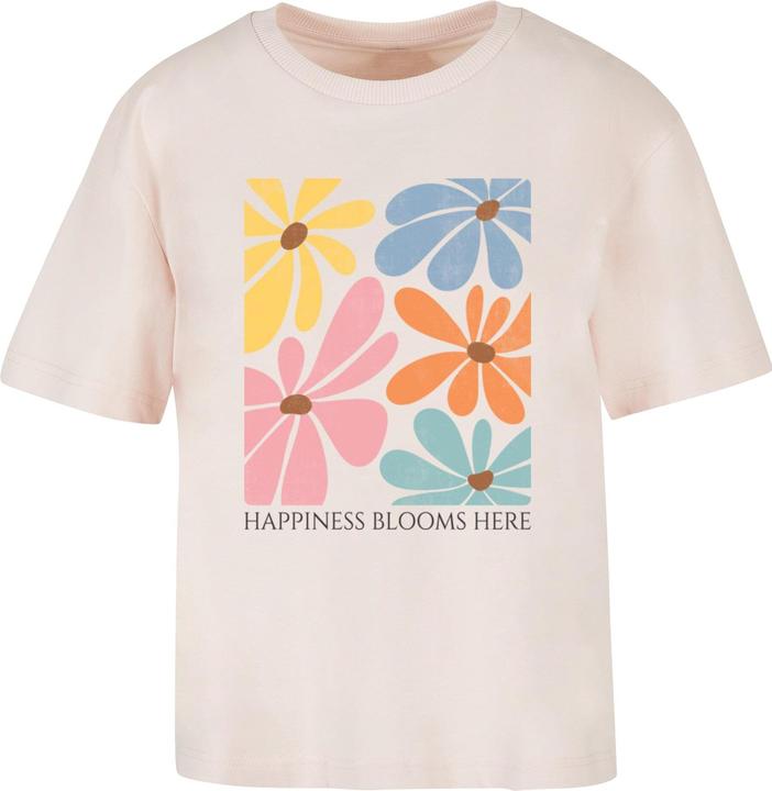 Merchcode Ladies Happiness Blooms Here Tee - 192543 (S)