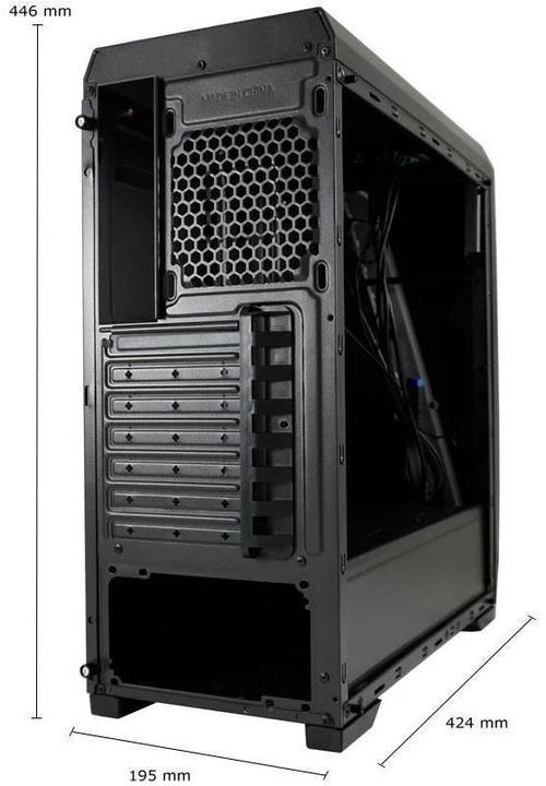 Actual product image LC-Power Gaming 700B - Hexagon (ATX, mATX, Mini-ITX)