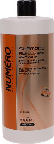 Immagine prodotto Numero Shampoo Ristrutturante con Avena restrukturyzujący szampon z owsem 1000ml (1000 ml, Shampoo liquido)