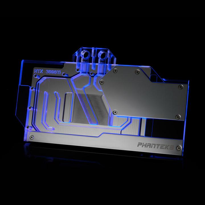 Actual product image Phanteks Glacier RTX 3090Ti GPU Water Block MSI, D-RGB - Backplate