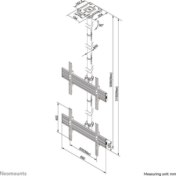 Actual product image Neomounts PRO Video Wall