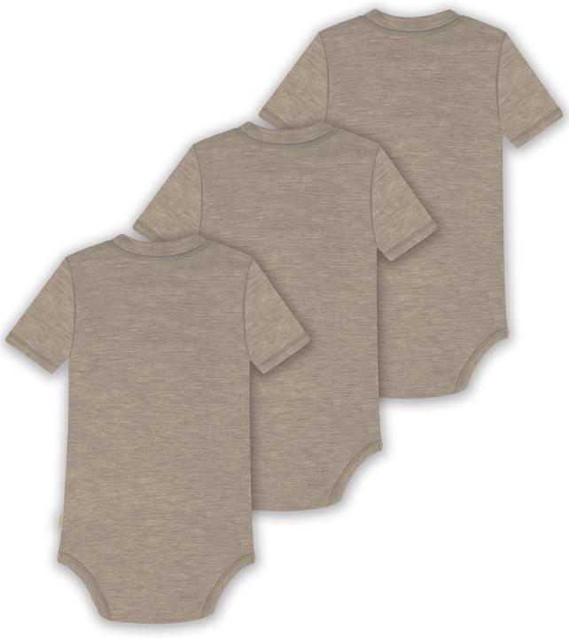 Produktbild Normani 3er Set Baby Merino Kurzarmbody „Tihoi" - 9315 (74)