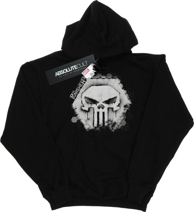 Produktbild Punisher Skull Badge Kapuzenpullover (L)