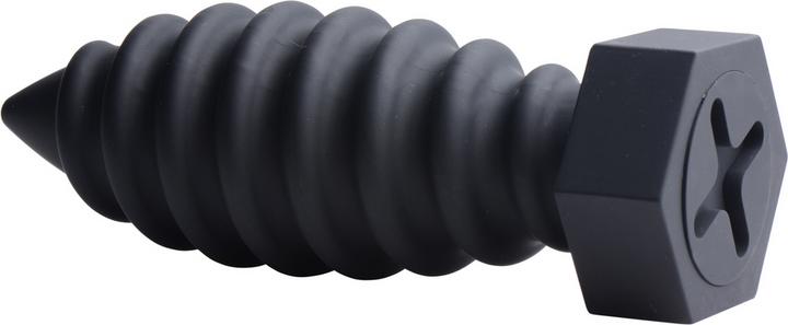 Actual product image Tom of Finland Screw U Anal Plug-Black