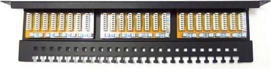 Immagine prodotto Digitus Professional DN-91624U - Pannello patch - RJ-45 X 24 - Nero, RAL 9005 - 1U (19")