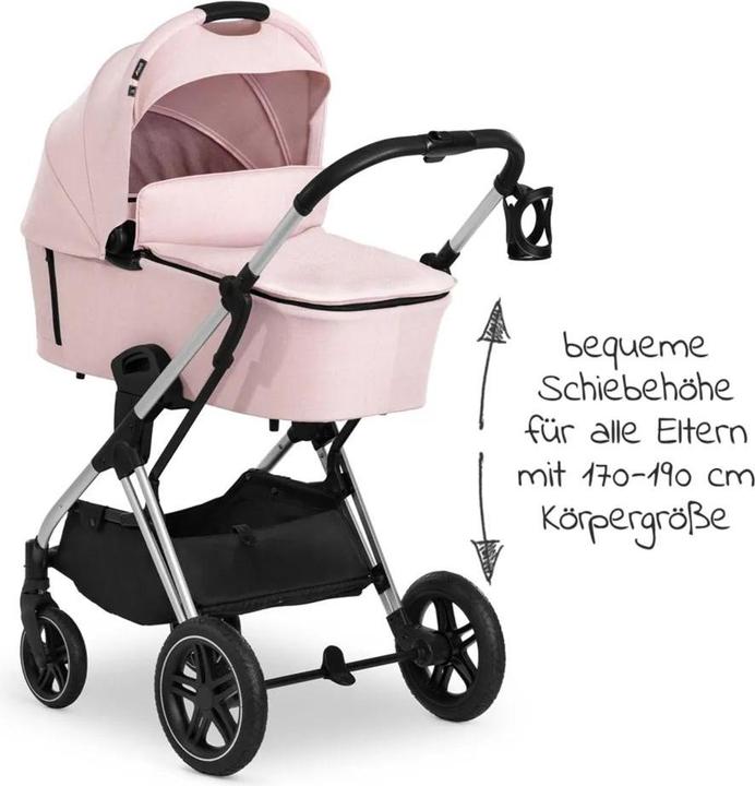 Produktbild Hauck Kombikinderwagen Kombi-Kinderwagen Vision X Duoset Silver (Sportwagen