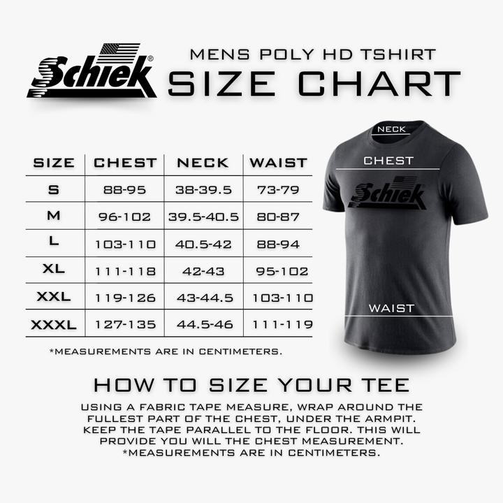 Actual product image Schiek Herren Sehr Bequemes T-Shirt aus 100% Baumwolle (M, XXL)
