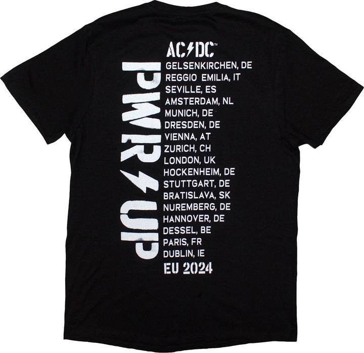Produktbild AC/DC PWRDUP B&W Photo EU Tour '24 TShirt (XL)