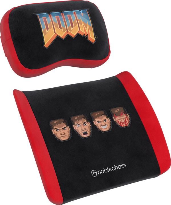 Immagine prodotto noblechairs Set di cuscini in memory foam - DOOM Retro Edition