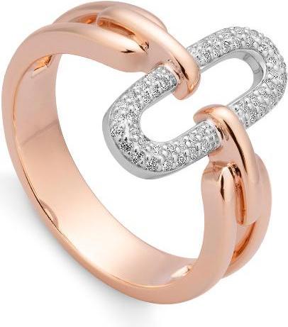 Breuning RING - BRILL. 0,226 Ct. H/si (55, 585/14 K Gold)