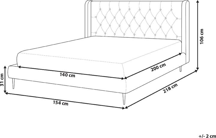 Actual product image Beliani Forbach (140 x 200)
