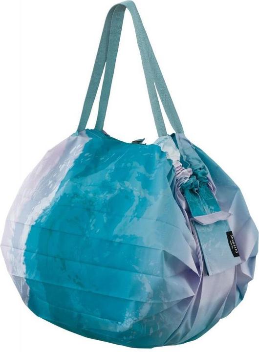 Shupatto Compact Bag "Imaginary Island" Crystal Shores - M - Faltbare Tasche One-Pull (patentiert)