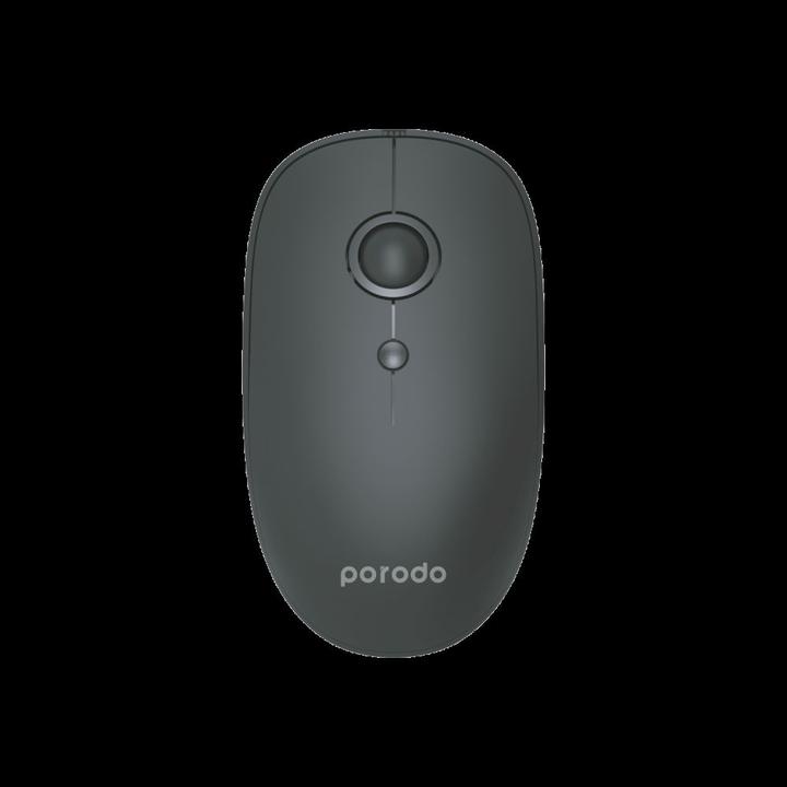 Image du produit Porodo 2 in 1 Wireless Bluetooth Mouse 2.4GHz V5.0 - Black (Sans fil)