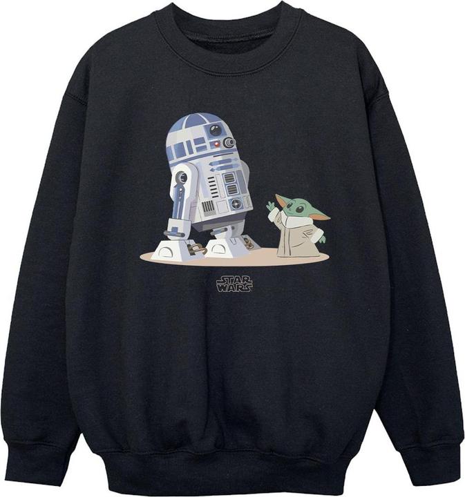 Produktbild Star Wars The Mandalorian R2D2 And Grogu Sweatshirt Mädchen (128)