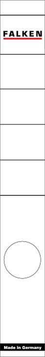 Actual product image Falken File spine label, sk, long/narrow, 36 x 290 mm, white, polybag with 10 pieces