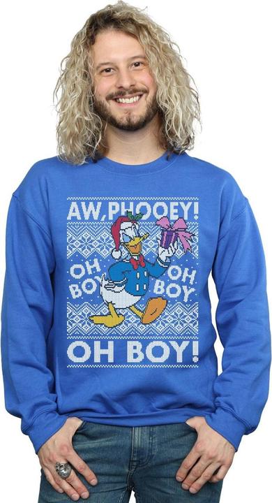 Immagine prodotto Disney Donald Duck Christmas Fair Isle Felpa Uomo (M)