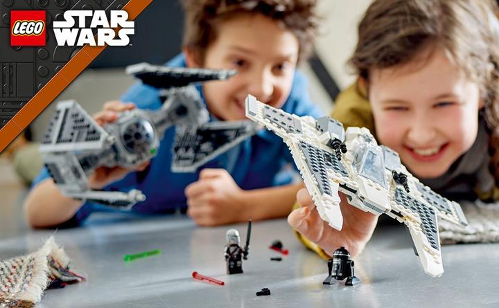 Image du produit LEGO Mandalorian Fang Fighter vs. Tie Interceptor (75348, LEGO Star Wars)