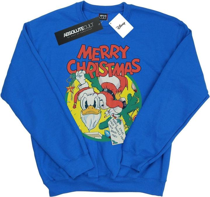 Disney Donald Duck Merry Christmas Sweatshirt Mädchen