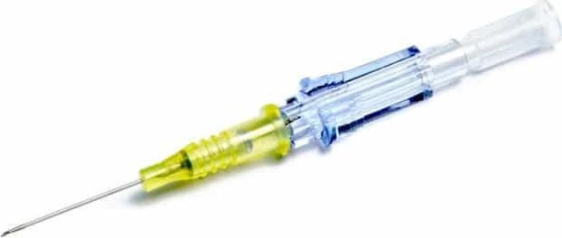 BD Insyte Venenverweilkatheter ohne Flügel und Zuspritzventil G 24 / 0,7 x L 19 mm gelb
