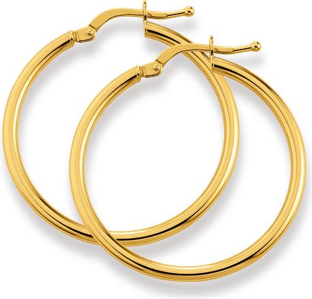 Natsumi Schmuck Creolen Gelbgold 18K/750 Ø24-54mm Rund (750/18 K Gelbgold)