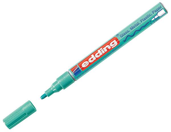 Immagine prodotto Edding 751 Marcatore a vernice lucida (Verde, 1 mm, 10 x)