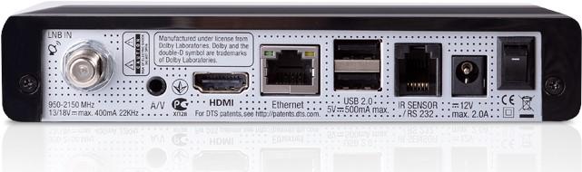 Produktbild Vu+ Zero (512 GB, DVB-S2, CI+-Schacht)