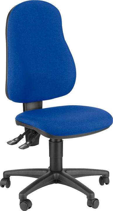 Topstar Siège de bureau Point 600, mécanisme à contact permanent, sans accoudoirs, assise en gouttière
