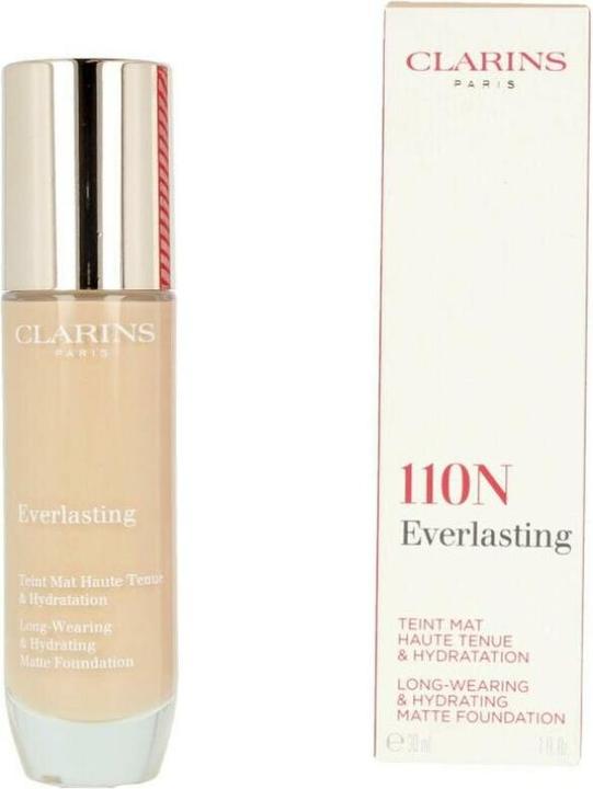 Actual product image Clarins Everlasting Foundation No.110N Honey (110N Honey)