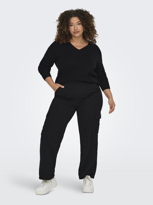 Produktbild Only Curvy V-Ausschnitt Strickpullover (M)