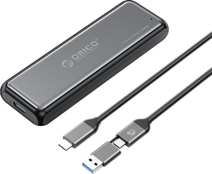 Produktbild Orico Other Computer Accessory DDM2-C3 M.2 NVME USB-C 3.2 10Gb/s Disk Drive - Gray (M.2 2230)