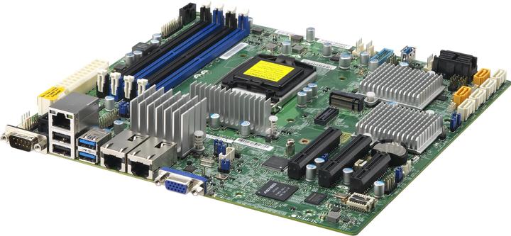 Actual product image Supermicro X11ssh-Ctf: Lga1151, E5-1200v5 (LGA 1151, Intel C236, mATX)