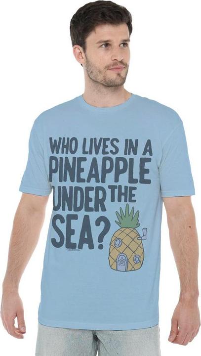 Immagine prodotto Spongebob Squarepants Pineapple Under The Sea Maglietta Uomo (M)