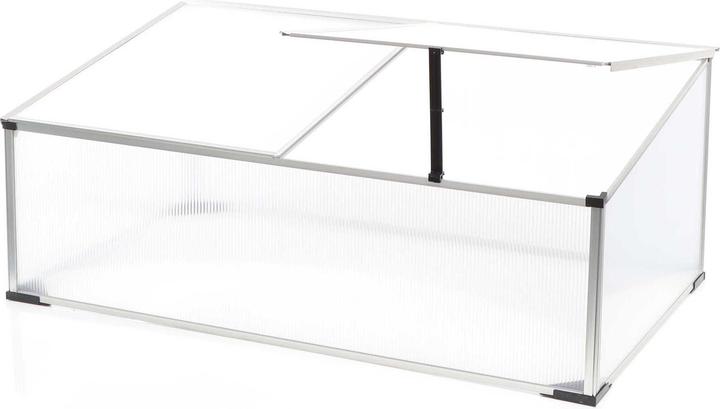 Produktbild Wiltec Frühbeet Alu 100x60x40cm Frühbeetkasten Gewächshaus Treibhaus arretierbar