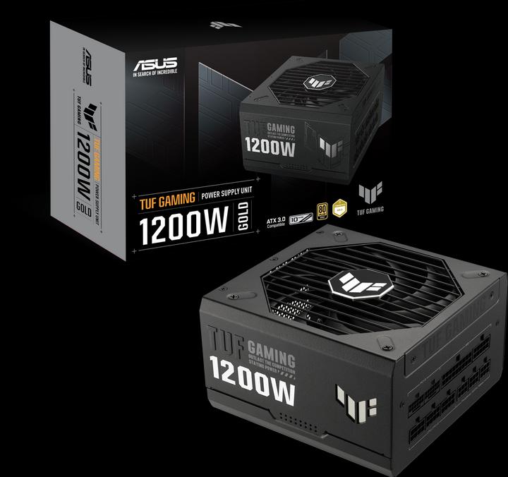Actual product image ASUS TUF Gaming 1200W Gold Power Supply (1200 W)