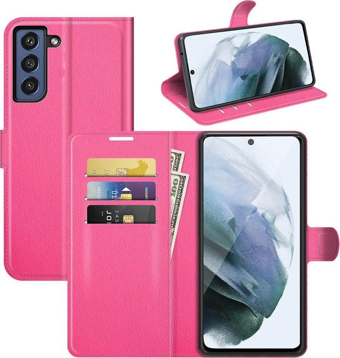 Immagine prodotto Cover-Discount Galaxy S21 FE - Custodia in pelle rosa (Samsung Galaxy S21 FE)