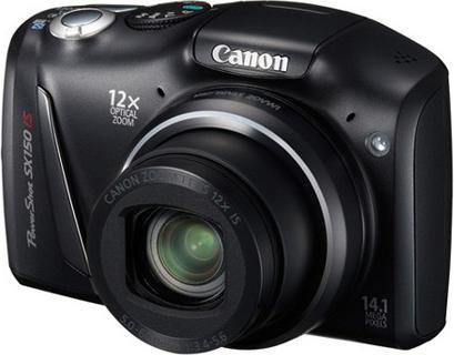 Canon Powershot SX150, 12x Zoom, HD-Movies (1/2,3'')