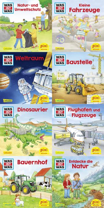 Produktbild Pixi-Box 296: Pixi zeigt dir WAS IST WAS (8x8 Exemplare), 64 Teile (Deutsch, Diverse, 2024)