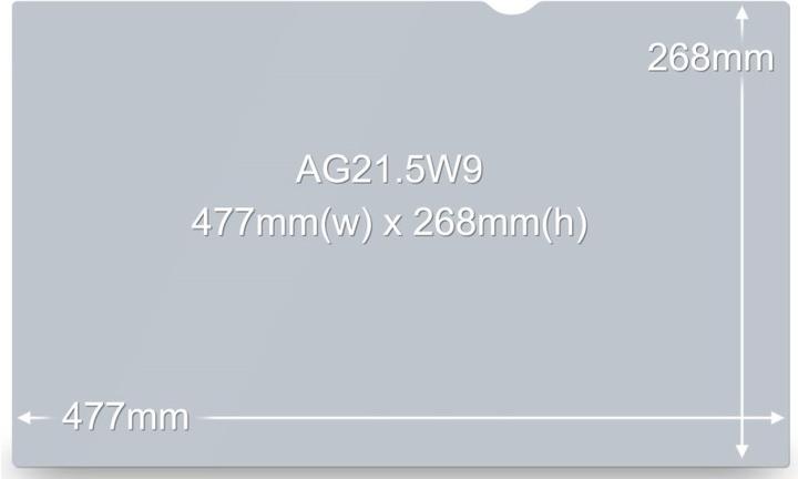 Actual product image 3M Ag215w9b (21.50", 16 : 9)
