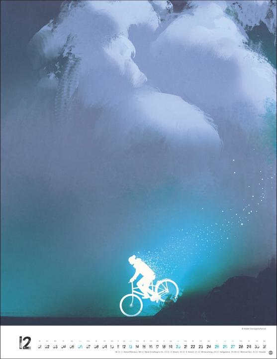 Image du produit Bike Art Posterkalender 2026 (34 x 44 cm, Couverture rigide, Allemand)