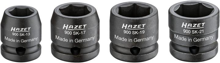 HAZET Steckschlüssel-Satz (17 mm, 19 mm, 21 mm, 13 mm)